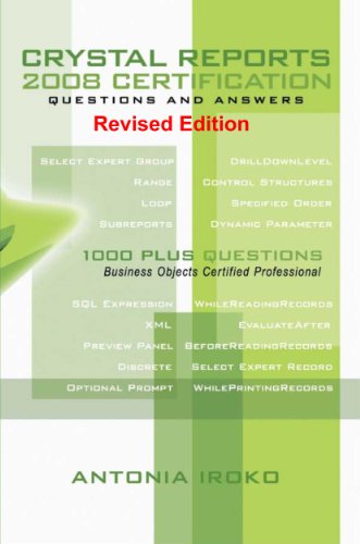 Download CRYSTAL REPORTS 2008 CERTIFICATION Questions and Answers