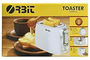 Titus 2 Slice Pop Up Toaster 600W