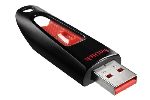 Preisvergleich Produktbild SanDisk Cruzer Ultra 32GB USB-Stick USB 2.0 schwarz / rot