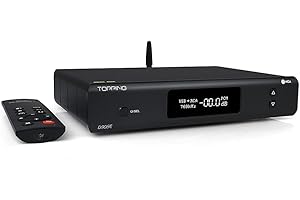 AOSHIDA TOPPING D90SE MQA Balanced DAC, USB/I2S/AES/Optical/Coaxial/Bluetooth to XLR/RCA Digital-Analog Converter, ES9038PRO XMOS XU216 DSD1024 PCM32Bit/768kHz Hi-Res Audio DAC, Flagship DA Converters (Black)