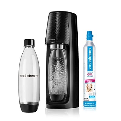 Sodastream SPIRITN SPIRIT Machine à Gazéifier Plastique Noir 18,6 x 13 x 43 cm
