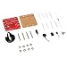 Produktbild B Blesiya DIY LED Würfel Kit Acryl Bausatz mit Klein Vibrationsmotor 8 LEDs DIP Komponenten - rot