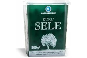 TADIM MARMARABIRLIK - Kuru Sele - Turkish Dried Black Olives 3XS - 800g