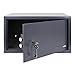 Price comparison product image HMF 49204-11 Safe, Furniture Safe Doublebit Lock, suitable for 15-inch laptops, folders, 45 x 25 x 36,5 cm