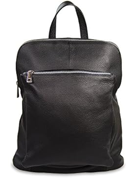 IO.IO.MIO ital. Damentasche 2in1 Rucksack Cross Body Bag freie Farbwahl , 29x32,5x11 cm (B x H x T)