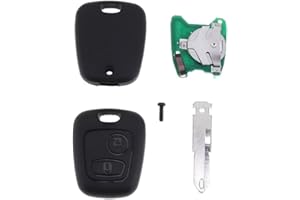 ONETOP1 Llave a Distancia 433mhz ID46 para Peugeot 106 107 206 306 307 207 407 Partner para Citroen C1 C2 C3 C4 Saxo Picasso (para Citroen)