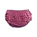 Bébé Bloomer - Culotte de bébé, culotte, arrière Pompe froncée, Framboise, Girl, Taille S, 3-6 mois, 100% coton