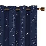 Deconovo Verdunkelungsvorhang kann das Licht isolieren und die Wohnräume, Schlafzimmers usw. verdunkeln.