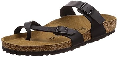 Birkenstock Mayari Birko Flor, Mules femme, Noir, 36 EU