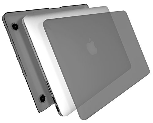 MyGadget MacBook Pro Retina 13 Zoll *Matt* Case – Model Ende ´12 – Mitte ´16 (A1502 / A1425) Plastik Mac Hülle Schutzhülle Hartschale Cover (Grau) - 2