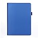 Produktbild ISIN Premium Carbonfaser Textur Schutzhülle Stand Cover für Microsoft Surface Go 2018 10” 2-in-1 Windows 10 Convertible Tablet Laptop mit Handschlaufe,Surface Pen Halter und Kartenschlitz(Blau)