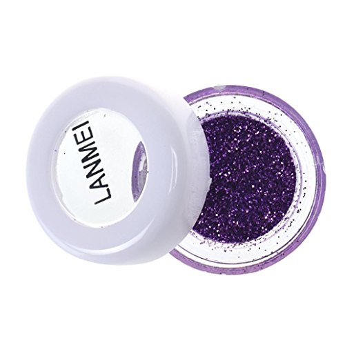 Tonsee Stage Performance Stage Pearl Powder Eye Shadow Glitter Make-up Powder (Light Purple)