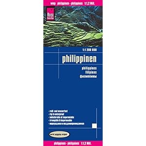 Filipinas, mapa impermeable de carreteras. Escala 1:1.200.000 impermeable. Reise Know-How.