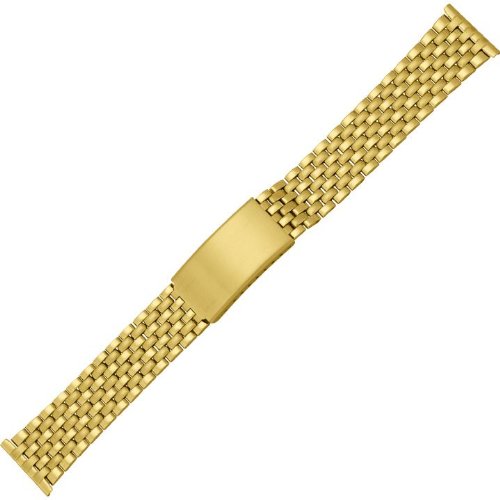 Preisvergleich Produktbild 20 mm Uhrenband PVD vergoldet Uhrenarmband