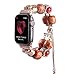 Produktbild Upxiang für Apple Watch Series 4/3/2/1 42mm/44mm Armaband Metall DIY Wrist Band Strap Retro Schmuck Ersetze Verstellbar Uhrenarmband Sport Armbänder