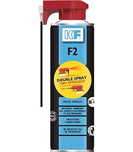 Spray Pulizia Contatti KF F2 Speciale - 500 Ml Per Manutenzione Elettronica - Foto 2