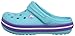 Crocs Crocband Kids, Unisex-Baby Clogs, Blue (Pool/Neon Purple), 8/9 UK Child