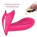 Produktbild Tragbare Vibratoren für Sie G-punkt Vibratoren mit Klitoris Stimulator Erotik-Butterflies massagegerät stimulator Dildo Vibrator Sexspielzeug mit 10 Vibrationsmodi Erwärmungsfunktion für Frauen
