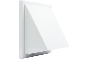 MKK Lüftungsgitter Wetterschutzhaube Ablufthaube Lüftungsrohr ABS Ø 80-160 VONLIS Ø 160 mm weiß