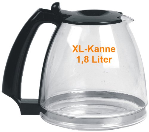 XL-Kaffeemaschine für 1,8Liter (Kaffeeautomat mit XL-Glaskanne und Warmhaltefunktion, schwarz) NEU - 2
