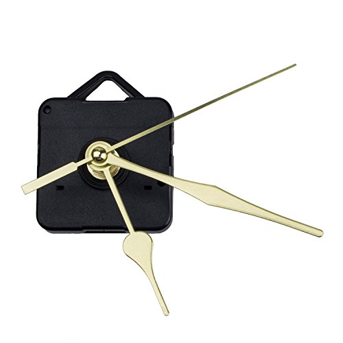 TOOGOO(R) Ersatz Gold Uhrwerk Zubehoe r/Ersatzteile Zeiger Quarzuhrwerk Uhr - 2
