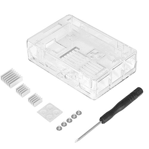 Zacro 3-EN-1 Kit - Kit para Raspberry Pi  caja  cargador y disipador de calor