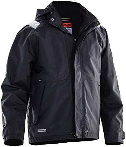 Jobman 127049-9900-9 Size 3X-Large Shell Winter Jacket - Black