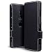 Produktbild TERRAPIN, Kompatibel mit Sony Xperia XZ3 Hülle, Leder Tasche Case Hülle im Bookstyle mit Standfunktion Kartenfächer - Schwarz