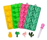 Breite Anwendungen - ein perfektes Geschenk für Ihre Familie. Diese Formen können Ihren verschiedenen Bedürfnissen gerecht werden. Sie sind ideal für DIY Eiswürfel, Kuchendekoration, Cupcake-Topper, Hartbonbons, Gummi, Gummi, Gummi, Schokolade, Gelee, Saft, kleine Seife, Obst-Snack, Obst-Smoothies und Gemüse-Pops für Camping, Strand, Picknicks, Partys