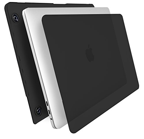 MyGadget MacBook Pro 13 Zoll *Matt* Case – Model mit / ohne Touchbar Ende 2016 (A1706 / A1708) Plastik Mac Hülle Schutzhülle Hartschale Cover (Schwarz) - 2