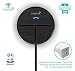 TANTRA Fluke PRO Bluetooth Receiver 41 Hands-Free Car Bluetooth Kit for Car + Home Theater + Music Stereo with 2 Phones Pairing + Siri / Voice Command + Auto Connection + Echo & Noise Cancellation + Built-in Super Quality Mic & with 1 year Warranty (Black) RS.1899.00