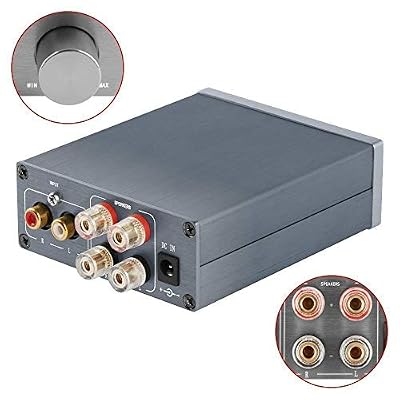 Fosi Audio Ampli numérique Professionnel Hi-FI 2 canaux stéréo avec amplificateur Audio de Classe D pour Haut-parleurs domestiques 50W x 2 - V1.0G