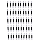 Tonsee® 50pcs Disposable Double Ended Sponge Brush EyeShadow Applicator Tools Black