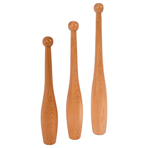 Turnkeule aus Hartholz, Jonglierkeule, Gymnastikkeule - 3