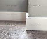 rodapie mdf generador de precios  grupo julio diaz Rodapie Blanco en Acabado Redondo de Dimensiones 8 cm de Alto x 1,5 cm de Grosor, se Vende por Tira y Cada una es de 244 de Largo, Puede Elegir tantas como desee