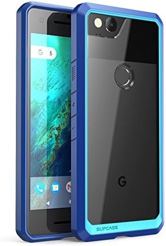 SUPCASE Unicorn Beetle Series Premium Hybrid Protective Case Cover for Google Pixel 2 (Clear/Navy)"
