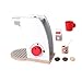 Produktbild 0Miaxudh Pretend Rollenspiel Spielzeug, Holz Mini Simulation Brot Kaffeemaschine Mixer Pretend Rollenspiel Kinder Spielzeug Coffee Maker