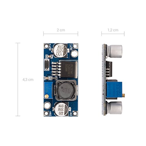 kwmobile Step-Up Spannungsregler XL6009 3V-32V auf 5V-35V Aufwärtswandler Boost-Converter 4A 400kHz - 2