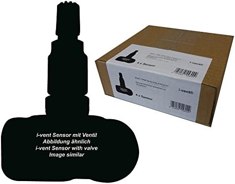 Rdks/TPMS Sensor Set (4 Piece) for Fiat 500L (330 FROM 2001 TO 2007 to 12 2017 – Tyre Pressure Control Replacement OE Reference 56029398AB