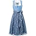Produktbild Wiesnkönig Dirndl Lini hellblau-Oliv