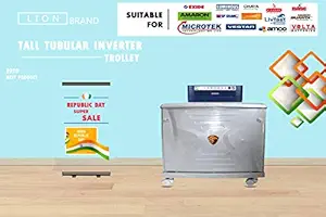 Lion Tubular Single Inverter Battery Trolley (Grey)
