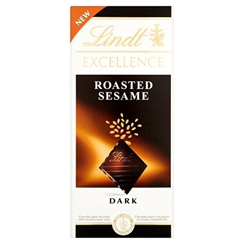 Preisvergleich Produktbild Lindt Excellence Dunklen Sesam 100 g (Packung mit 2)