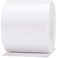 Niimbot Thermal Printing Paper Roll (40x80mm,95 Sheets/roll for B3S/B11 Thermal Printer) White, Blank