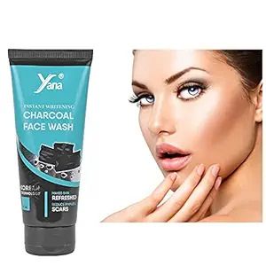 YANA INSTANT WHITENING CHARCOAL FACE WASH / FACE WASH FOR DARK SPOTS BOYS ORGANIC
