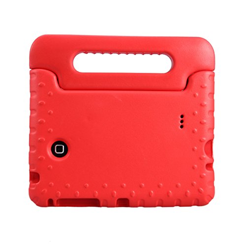 NEWSTYLE Samsung Galaxy Tab 4 7.0 Kinder Hülle Case mit umwandelbarer Handgriff Superleichte Stoßfeste Schutzhülle Tasche Cover für Samsung Tab 4 SM-T230/T231/T235 (7 Zoll) – Rot - 5