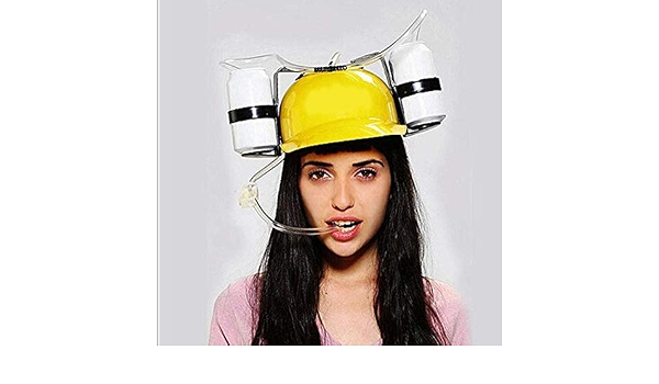 Wekold Casco Porta Cola Augurale per Bere a Mani Libere, Cappello Porta  Bevande con 2 Supporti lattine Bottiglie : Amazon.it: Abbigliamento