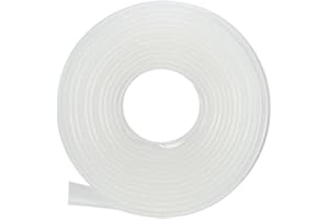 Unifizz Heat Shrink Tubing 14mm Dia 23mm Flat Width 2:1 Ratio Shrinkable Tube Cable Sleeve 1m - Clear
