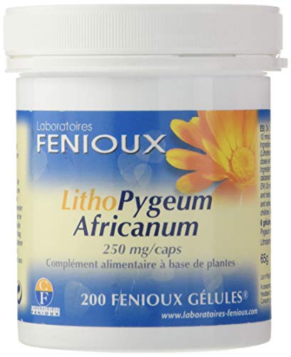 Fenioux Litho Pygeum Africanum - 100 gr., 200 capsulas