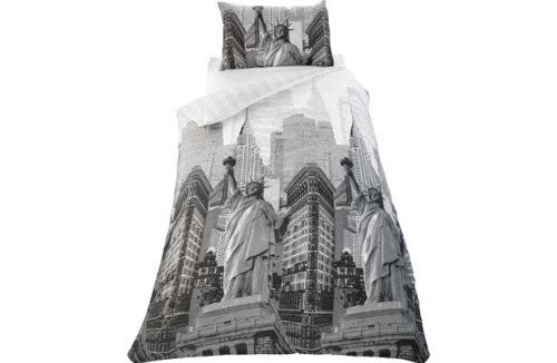 Manhattan Skyline Bedding Set - Single.