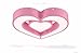 Produktbild GZLight Deckenleuchten Die modernen Zimmer sind hell Heart-Shaped Led Hochzeit Raumbeleuchtung Mädchen Zimmer Princess Zimmer Licht weißes Licht 58 * 53 cm